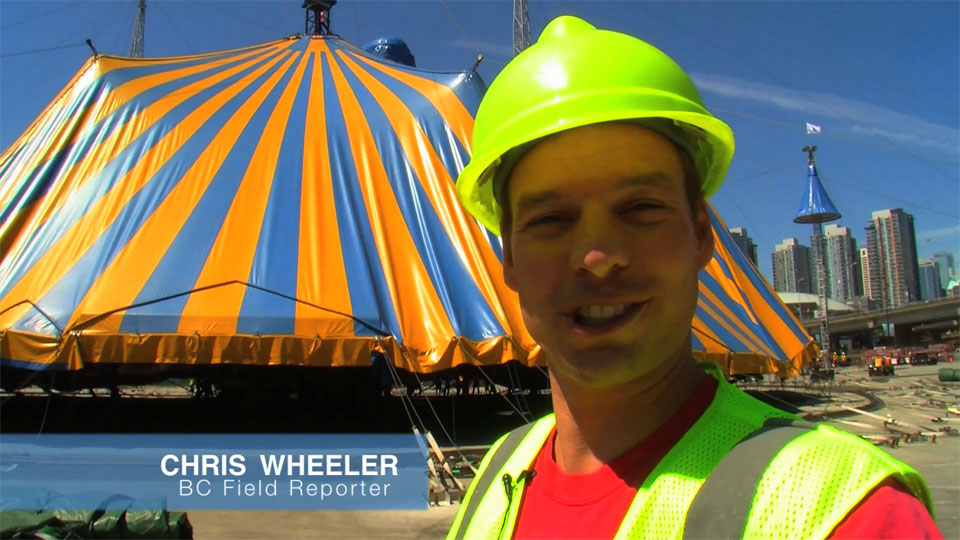 Kooza, Cirque du Soleil: Big Top Tent Raising in Vancouver